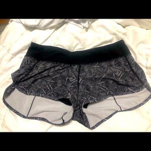 Size 8 lululemon speed shorts 2.5”